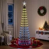 LED kūginė kalėdinė eglutė 180 cm 250 LED Įvairių spalvų