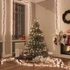 LED lempučių girlianda, PVC, 2000 šiltų baltų LED, tanki