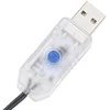 LED lempučių girlianda, 30m, PVC, 300 šaltos baltos spalvos LED