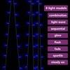 LED lempučių užuolaida, 3x3m, 300 mėlynų LED lempučių