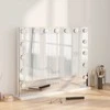 LED makiažo veidrodis Balta 58 x 10 x 47 cm Stiklas ir plienas