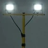 LED prožektorius su trikoju, šaltos baltos spalvos, 2x20W