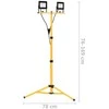 LED prožektorius su trikoju, šiltos baltos spalvos, 2x30W
