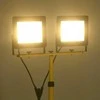 LED prožektorius su trikoju, šiltos baltos spalvos, 2x100W