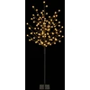 LED rutuliukų Kalėdų eglutė Juoda 18 x 18 x 120 cm Plienas
