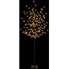 LED rutuliukų Kalėdų eglutė Juoda 18 x 18 x 150 cm Plienas