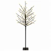 LED rutuliukų Kalėdų eglutė Juoda 18 x 18 x 120 cm Plienas