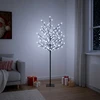 LED rutuliukų Kalėdų eglutė Juoda 18 x 18 x 120 cm Plienas