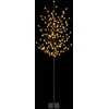 LED rutuliukų Kalėdų eglutė Juoda 180 cm Plienas 220 LED