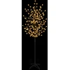 LED rutuliukų Kalėdų eglutė Juoda 210 cm Plienas 250 LED