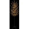 LED rutuliukų Kalėdų eglutė Juoda 240 cm Plienas 280 LED