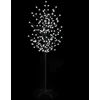 LED rutuliukų Kalėdų eglutė Juoda 47 x 210 cm Plienas 250 LED
