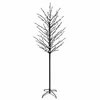 LED rutuliukų Kalėdų eglutė Juoda 47 x 210 cm Plienas 250 LED