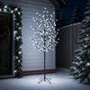 LED rutuliukų Kalėdų eglutė Juoda 47 x 210 cm Plienas 250 LED