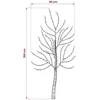 LED sieninė Kalėdų eglutė 150 cm 140 LED Šilta balta Plienas