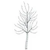 LED sieninė Kalėdų eglutė 150 cm 140 LED Šalta balta Plienas