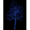 LED sieninė Kalėdų eglutė 150 cm 140 LED Mėlyna Plienas Juoda