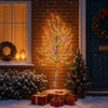 LED sieninė Kalėdų eglutė 150 cm 140 LED Įvairių spalvų Plienas