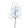 LED sieninė Kalėdų eglutė 150 cm 140 LED Mėlyna Plienas Juoda