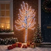 LED sieninė Kalėdų eglutė 180 cm 200 LED Mėlyna Plienas Juoda