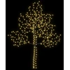 LED sieninė Kalėdų eglutė 210 cm 312 LED Šilta balta Plienas