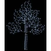 LED sieninė Kalėdų eglutė 210 cm 312 LED Šalta balta Plienas