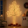 LED sieninė Kalėdų eglutė 210 cm 312 LED Šilta balta Plienas