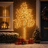 LED sieninė Kalėdų eglutė 210 cm 312 LED Šilta balta Plienas