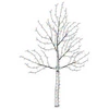 LED sieninė Kalėdų eglutė 210 cm 312 LED Įvairių spalvų Plienas