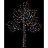 LED sieninė Kalėdų eglutė 210 cm 312 LED Įvairių spalvų Plienas