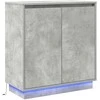 LED Bufetas Betono pilka 71 x 34,5 x 75 cm Apdirbta mediena