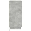 LED Bufetas Betono pilka 71 x 34,5 x 75 cm Apdirbta mediena