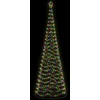 LED spiralinė Kalėdų eglutė su pagrindu EKENAS 400 cm 588 LED