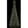 LED spiralinė Kalėdų eglutė su pagrindu EKENAS 250 cm 370 LED