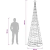 LED spiralinė Kalėdų eglutė su pagrindu EKENAS 300 cm 475 LED