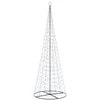 LED spiralinė Kalėdų eglutė su pagrindu EKENAS 400 cm 588 LED