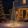 LED spiralinė Kalėdų eglutė su pagrindu EKENAS 300 cm 475 LED