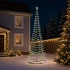LED spiralinė Kalėdų eglutė su pagrindu EKENAS 400 cm 588 LED