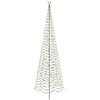 LED spiralinė Kalėdų eglutė su smaigu EKENAS 400 cm 588 LED