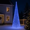 LED spiralinė Kalėdų eglutė su smaigu EKENAS 500 cm 868 LED