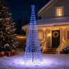 LED spiralinė Kalėdų eglutė su smaigu EKENAS 300 cm 475 LED