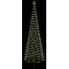 LED spiralinė Kalėdų eglutė su smaigu EKENAS 400 cm 588 LED