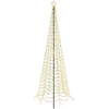 LED spiralinė Kalėdų eglutė su smaigu EKENAS 300 cm 475 LED