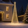 LED spiralinė Kalėdų eglutė su smaigu EKENAS 400 cm 588 LED