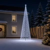 LED spiralinė Kalėdų eglutė su smaigu EKENAS 500 cm 868 LED