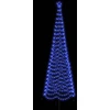 LED spiralinė Kalėdų eglutė su smaigu EKENAS 400 cm 588 LED