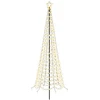 LED spiralinė Kalėdų eglutė su smaigu EKENAS 400 cm 588 LED