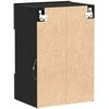 TV staliukas TV spintelių komplektas 40 x 30 x 60,5 cm Juoda