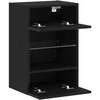 TV staliukas TV spintelių komplektas Juoda 40 x 30 x 60,5 cm