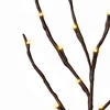 LED varinių šakų kalėdinė dekoracija 3 vnt. Ruda 62 cm Plienas